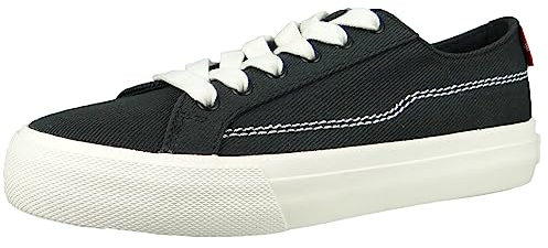 Levi's Decon Lace S, Zapatillas Mujer, Black Normal, 39 EU