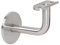 PRIOstahl Handlaufhalter Handlauf Wandhalter Handlaufstütze - 1 x Handlaufträger an Rundrohr Ø 42,4 mm zum Anschrauben Flach an die Wand für M8 Stockschraube für Geländer aus Edelstahl V2A