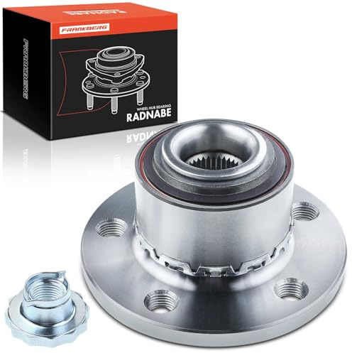 Frankberg Radlager Radlagersatz Vorderachse Flansch-Rad ⌀127 Mit ABS Magnetring Kompatibel mit Polo 6C1 6R1 Fabia II 542 Ibiza IV 6J5 6P1 Fabia III NJ3 Replace# 6C0407621