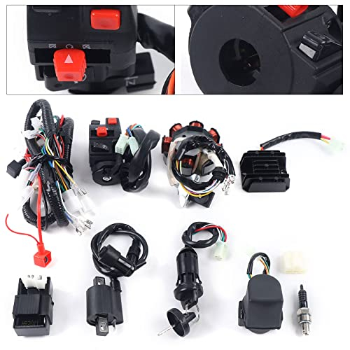 Komplette Elektro Kabel Kabelbaum Gleichrichter CDI für ATV QUAD 150-250 300CC
