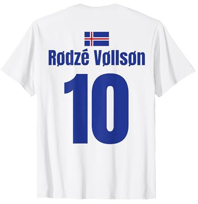 Island Sauf Trikot 10, Mallorca Sauf Trikot Weiss | Fussball T-Shirt
