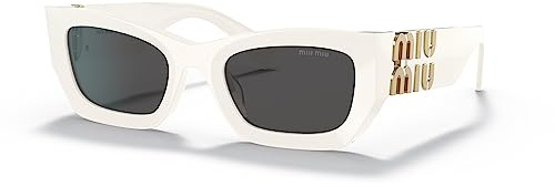 Miu Miu Sonnenbrillen SMU 09WS White/Dark Grey 53/22/135 Damen
