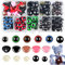 Hengxinc 240 Stück Sicherheitsaugen für Häkeltiere Farbe Amigurumi Augen 10-14mm Augen zum Basteln Kunststoff Knopfaugen für Häkeltiere mit Unterlegscheiben für Häkeltiere Puppe Marionette Plüschtier