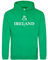 Irland Hoodie Herren Rugby Hoody Top Irish Shamrock Clover Nations Supporter, Grün - Irish Green, M