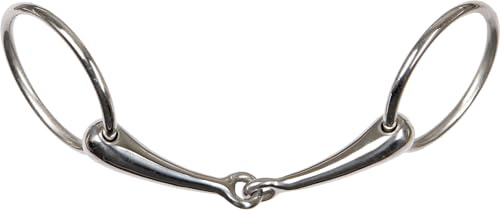 Harry's Horse Wassertrense Hollow Einfach gebrochen 18mm - 9,5 cm - Silber