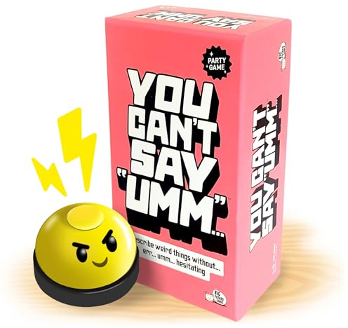 You Can’t Say Umm: A Party Game for Family and Adults, Board Game for Teenagers, Family Word Game, Must Have for Game Night Fun