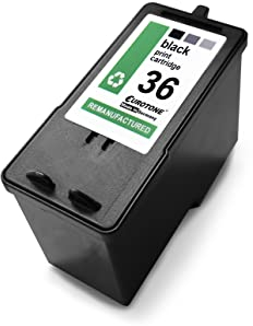 Eurotone Tintenpatrone kompatibel für Lexmark 36XL 18C2170E ersetzt X5650 X5690 X6650 X6675 X6690-1x Black Schwarz