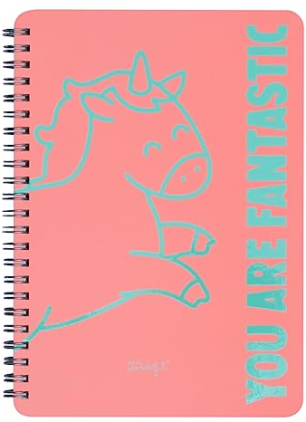 Mr. Wonderful A5 notebook unicorn You are fantastic