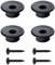 Lot de 50 boutons de bâche ronds pour bâche de remorque, boutons de fixation en plastique (50)