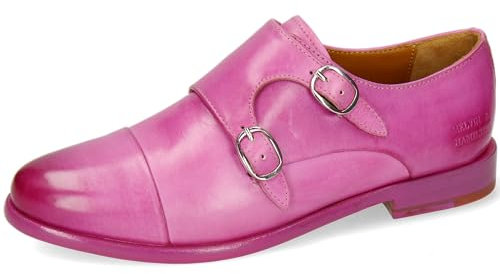 Melvin & Hamilton Selina 87, Mocassino Monk-Strap Donna, Viola, 41 EU Larga