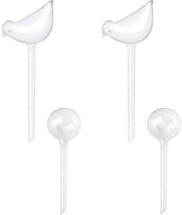 GWAWG Bombillas de riego para plantas, Globos de riego para plantas, Sistema de autorriego para plantas de interior y exterior, Goteros de riego para plantas