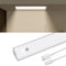 HOTUT Unterbauleuchte Küche LED, 30cm Dimmbare Led Lichtleiste mit Berührungslosem Sensor, Kleiderschrank Beleuchtung, USB Wiederaufladbar schrankleuchte für Werkbänke, Schreibtische und Vitrinen