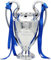 Fmarche Trophée des Champions Football Coupe Réplique Trophée en Résine Ligue Sportive Champions Collection de Souvenirs de Décorations pour Maison Bureau Cadeaux pour Fans (32cm)