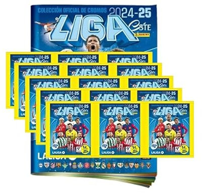 Panini La Liga Sticker 2024-25 / 1x Stickeralbum + 15x Stickertüten