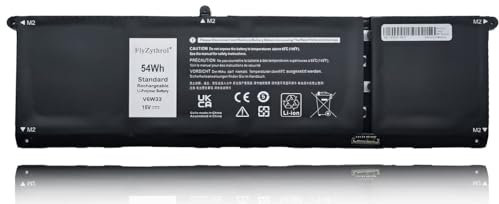FlyZythrol 15V 54Wh V6W33 battery Compatible with Dell Latitude 3320 3330 3420 3520 Inspiron 3510 3511 3515 5510 5310 5410 5415 5418 5410 7415 2-in-1 series 927N5 0VKYJX MGCM5 0MVK110WV3K8 4 cell