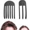 BOPRKTM 2 Pièces Clips de Volume pour la Racine des Cheveux Pinces à Cheveux Volumisantes Pince à Cheveux pour Rehausser les Racines Pince Volumisante à Cheveux pour Frange(noir)