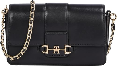 Tommy Hilfiger Heritage Leather Crossbody Bag With Chain Crossbody Strap Umhängetasche