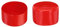 (Rot 90) 2Stück Gummi Endkappen, Runde Schraube Abdeckungen, Flexible Schraube Gewinde Protector Caps, Tube Flexible Pipe Post Bolt Cap Cover Assortment Kit, für Stuhl, Schreibtisch, Tisch
