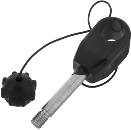 Supvox Ruderhalter für Schlauchboote - 11,5 cm Paddelhalter Clips für Kajak & Gummiboot - Robuste Ruderschloss-Halterung mit Stabiler Achse - Universal Ruderbeschlag Zubehör - Schwarz