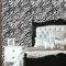 DERUINVAIO Peel and Stick Wallpaper Zebra Seamless Black White Zebra Stripes Zoo Fabric Animal Skin Removable Wallpaper Contact Paper for Living Room Bedroom Bathroom Kitchen Countertop 60cm x 300cm