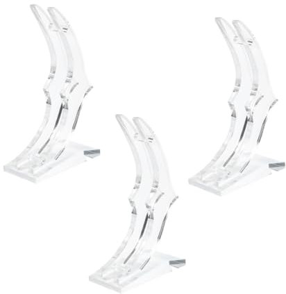 GLEAVI Supporto Per Rose in Oro 24k Base in Acrilico Set Da 3 Pezzi Per Decorazioni Eleganti e Regali Speciali