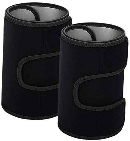 UKCOCO Banda Pierna De De Plata Faja Reductora De Muslos para Mujeres Banda Sudor Los Muslos Mangas De Sauna para para Yoga y Ejercicios De Fitness