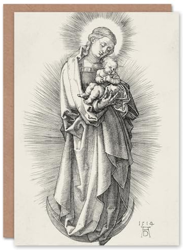 Artery8 Albrecht Durer Art Card The Virgin on a Crescent Moon
