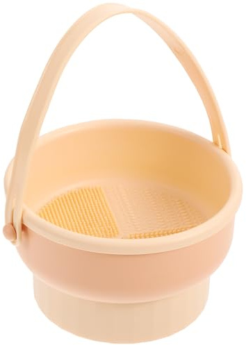 PLAFOPE Portable Makeup Brush Cleaner Tool for Travel with Tpr and Pp Material Efficiently Removing Powder Cleaning Makeup Brushes