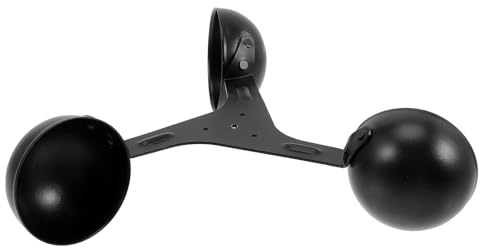 Windgeschwindigkeitsmesser Sensor mit 3 Windbechern aus Aluminiumlegierung | Flexible Passform, 360-grad Messung, Geringe Drehwiderstände und Niedriger Verbrauch