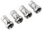 Hama 4 x F-Stecker für 6,8 mm Koax Kabel, schraubbar, zum Anschluss an LNB, Multischalter, Receiver