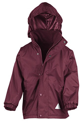 Result R160J Reversible Stormdri 4000 Fleece Jacket - Burg/Burg, X-Large/Size 11/12