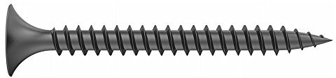CONSTRUSIM C5630450 - Tornillo fosfatado para pladur 3.5x25, negro