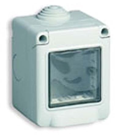 Vimar 0R14902 Contenitore da parete Serie protetta e stagna IP55, 2 moduli Eikon, Arké e Plana