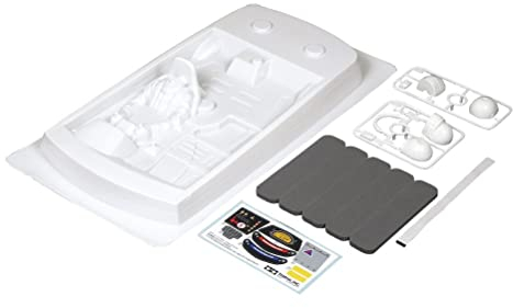 Tamiya 300054157 - Tourenwagen Cockpit-Set RL 1/10, Weiß
