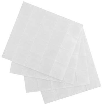 Oblique Unique® 80 Klebepunkte Klebepads Doppelseitig Selbstklebend Rund ø 15 mm Transparent zum Basteln Fotos Ankleben Scrapbooking UVM.