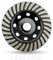 SHDIATOOL Diamond Grinding Cup Wheel 125mm Turbo Row for Marble Concrete Masonry Granite