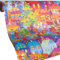 Geschenkpapier Kinder Weihnachten - WEIHNACHTSMARKT - 5m Rolle - Weihnachtsgeschenkpapier für Mädchen & Jungs für Weihnachten und Advent