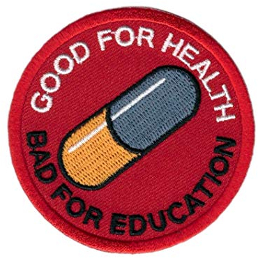 Titan One Europe - Akira Good for Health Bad For Education Patch Klettband Taktisch Aufnäher