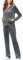 MessBebe Survêtement Femme Ensembles Sportswear Sweat Capuche Suit Pull à Capuche avec Poches + Pantalon Joggers Casual Confortable 2 Pics Jogging Pyjama d'intérieur,S,Gris Foncé