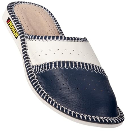 Zapatillas Mujer Cuero – Zapatillas para Mujer con Suela de Goma Sólida - Cómodo Mujer Zapatillas - Zapatillas de Casa Mujer Practicas - Hecho a Mano Pantuflas Mujer - Zapatillas Casual Mujer