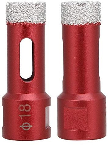 2Pcs Hole Saws Bit Diamond Drill Bits M14 Female Thread Grinder Accessories for Ceramic Tiles 18mm