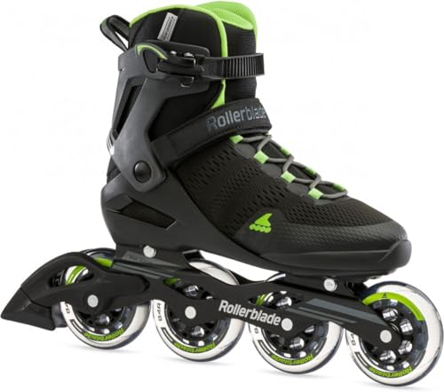Rollerblade Spark 90 Inline Skate 2022 Black/Lime, 45.5