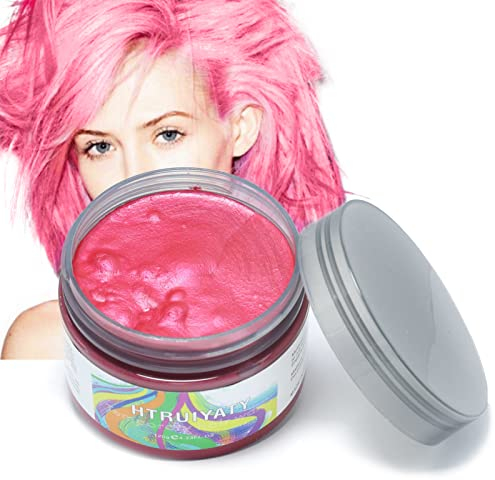 Rosenrot Temporäre Haarfarbe Wachs Auswaschbar Frisuren Haarfarbe Bunt Für Männer Frauen Halloween Cosplay Haarwachs