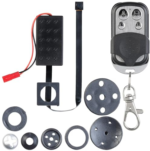 Somikon Micro caméra HD sans Fil DV-281.Mini avec capteur de Mouvement et télécommande