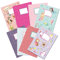 Papierdrachen 8 hochwertige Heftumschläge aus Papier für Kinder | DIN A4 | Motiv Unter Wasser & Einhorn - Heftschoner - Heftumschlag 250g/m² - Set Nummer 4