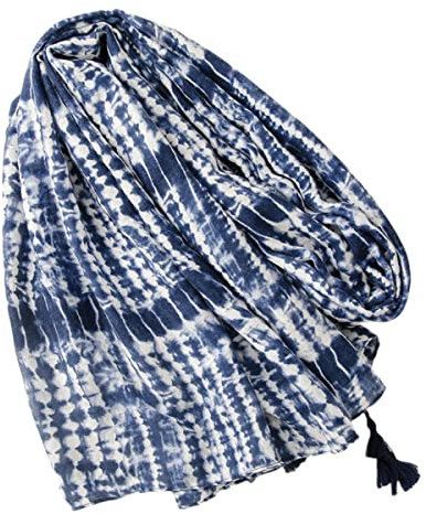 FAIRYGATE Schals & Tücher für Damen Tuch Leicht und Weich Frühling Sommer Herbst Winter Schal Elegant Quaste groß stilvoll Vintage Wickelschal mit Quaste 7012