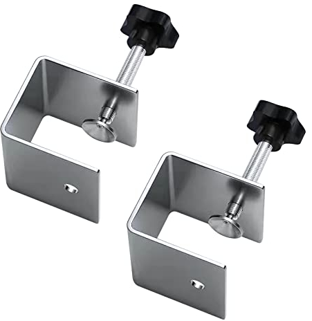 C Klemme, 1/2/4 Stück Edelstahl C-Zwingen, Universal Schrankklemmen Gesichtsrahmen, Schubladenfront-Installationsklemmen, Schrankhilfen Vorrichtungshilfen Schrankwerkzeug Befestigungsclip (4)