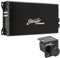STINGER Amplificatore audio monoblocco audio per auto con telecomando per bassi, ponticello, amplificatore per auto a 1 canale classe D, alimentatore Mosfet, ingresso alto/basso, amplificatore di