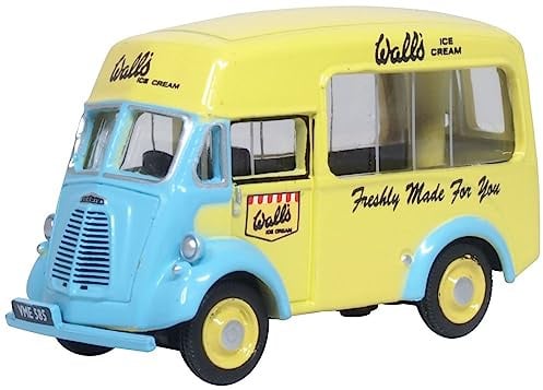 Oxford Diecast 76MJ012 Morris J Ice Cream Van Walls Ice Cream