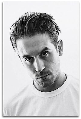 VZRSQZK Rapper G-Eazy Handsome Poster, dekoratives Gemälde, Leinwand-Wandposter und Kunstdruck, modernes Familienschlafzimmer-Dekor-Poster, 20 x 30 cm
